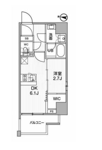 SYFORME木場Ⅱ (シーフォルム木場Ⅱ) 4階 間取り図