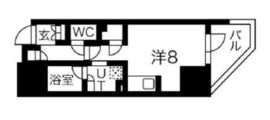 シーズンフラッツ上野御徒町 1101 間取り図