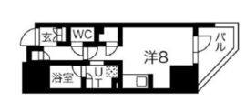 シーズンフラッツ上野御徒町 1201 間取り図