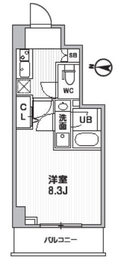 ALTERNA亀戸Ⅱ (オルタナ亀戸Ⅱ) 302 間取り図
