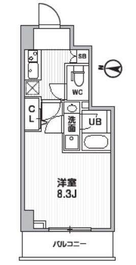 ALTERNA亀戸Ⅱ (オルタナ亀戸Ⅱ) 702 間取り図