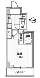 ALTERNA亀戸Ⅱ (オルタナ亀戸Ⅱ) 702 間取り図