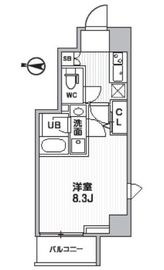 ALTERNA亀戸Ⅱ (オルタナ亀戸Ⅱ) 201 間取り図