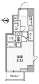 ALTERNA亀戸Ⅱ (オルタナ亀戸Ⅱ) 501 間取り図