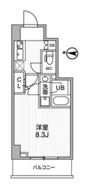 ALTERNA亀戸Ⅱ (オルタナ亀戸Ⅱ) 403 間取り図