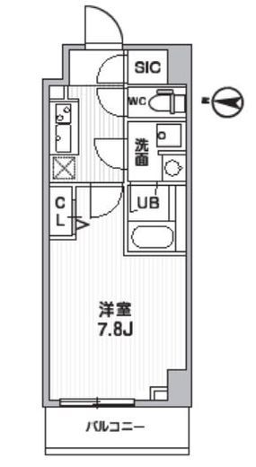 ALTERNA亀戸Ⅱ (オルタナ亀戸Ⅱ) 703 間取り図