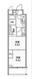 SYFORME東池袋 (シーフォルム東池袋) 2階 間取り図