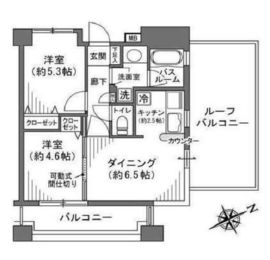 ヒルレジデンス大崎 5階 間取り図