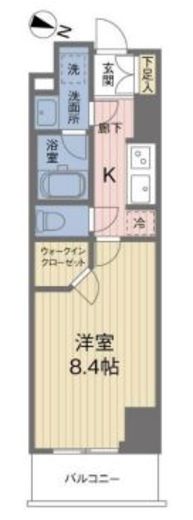 ACOLT中野富士見町 (アコルト中野富士見町) 1407 間取り図
