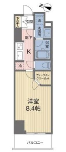 ACOLT中野富士見町 (アコルト中野富士見町) 1207 間取り図