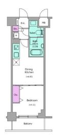 クレヴィアリグゼ西巣鴨 207 間取り図