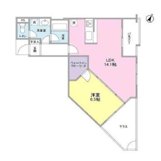 21゜de南平台（ヴァンテアンドゥ南平台） 402 間取り図