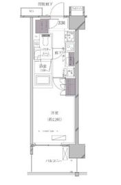 A-standard芝浦 208 間取り図