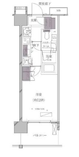 A-standard芝浦 213 間取り図