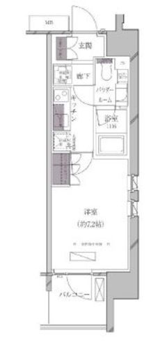 A-standard芝浦 214 間取り図