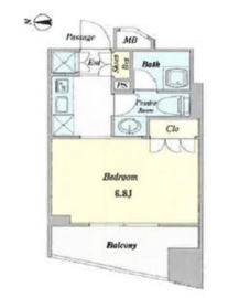 STM高田馬場 504 間取り図