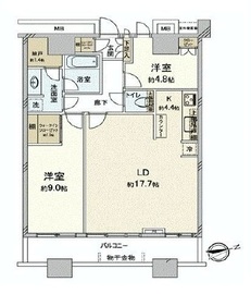 芝浦アイランド グローヴタワー 31階 間取り図