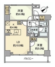 アクサス汐留 11階 間取り図