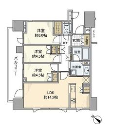 クレヴィア茗荷谷 文京の丘 10階 間取り図