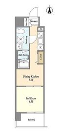 プライマル西大島駅前 505 間取り図