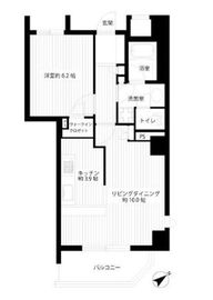グランスイート文京小石川 5階 間取り図