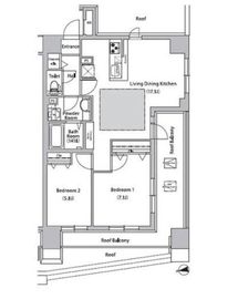 BLESS西巣鴨 807 間取り図