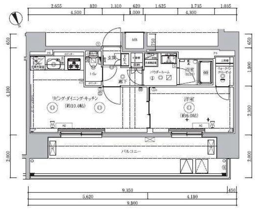QUALITAS浜田山 (クオリタス浜田山) 803 間取り図