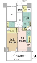 ブランズ文京小石川レジデンス 5階 間取り図