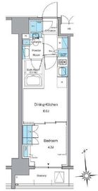 ルフォンプログレ上野稲荷町 802 間取り図