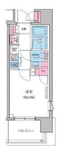 レジディア品川シーサイド 701 間取り図
