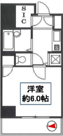 ラグーンシティ芝公園 2階 間取り図