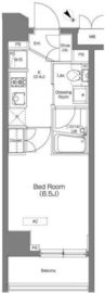 プラウドフラット蒲田Ⅱ 902 間取り図