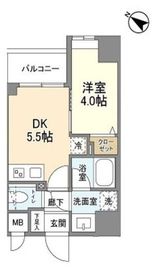 リビオメゾン日本橋久松町 1102 間取り図