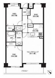 カナール山王 2階 間取り図