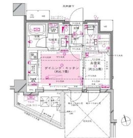 ピアース代々木上原 2階 間取り図