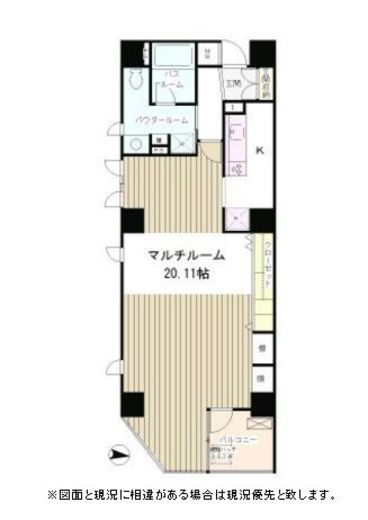 クレイドル日本橋 1002 間取り図