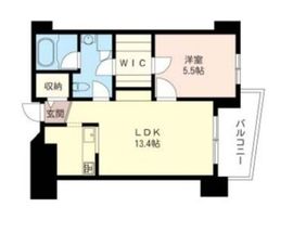 エスティメゾン恵比寿2 203 間取り図