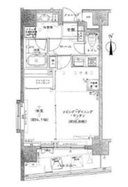 グランアビテ四谷三丁目ステーションフロント 2階 間取り図