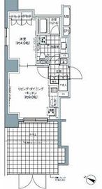 パークハビオ北品川 101 間取り図