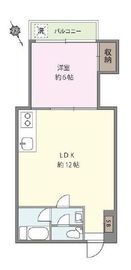 麻布十番ハイツ 702 間取り図