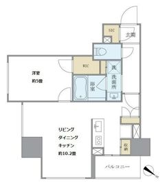 プランドール水天宮 605 間取り図