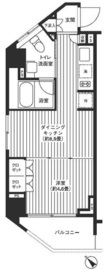 レジディア渋谷 1101 間取り図