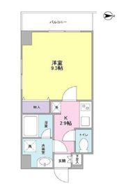 ヒルサイド御茶ノ水 806 間取り図
