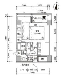 東雲キャナルコートCODAN 18-432 間取り図