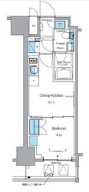 プライムアーバン浅草テラス 1004 間取り図