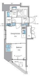 プライムアーバン浅草テラス 1201 間取り図