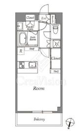 カスタリア代々木上原 104 間取り図
