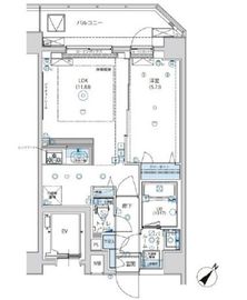 GRACIA PLACE OSHIAGE (グラシアプレイス押上) 401 間取り図