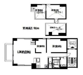 Rimba Tokyo Oshiage 5F1 間取り図