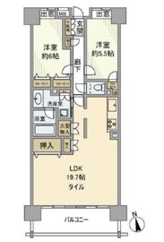クレストフォルム南馬込 4階 間取り図